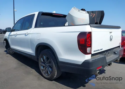 2022 Honda Ridgeline Sport z USA, uszkodzony, nr VIN 5FPYK3F18NB009155
